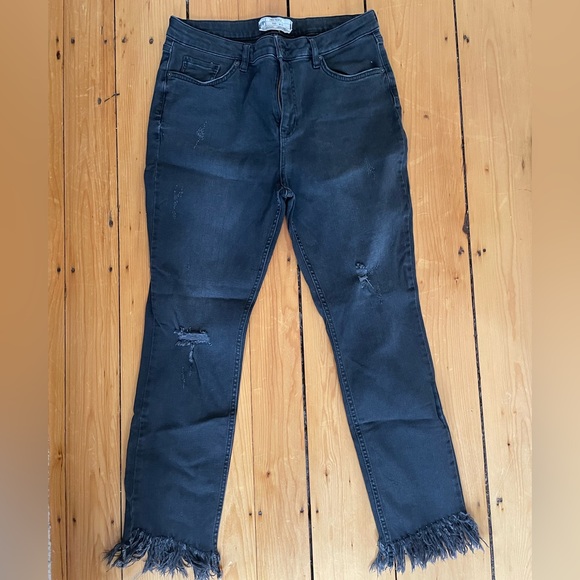 Free People Cropped Jeans - Picture 1 of 4